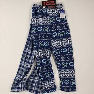 NEW Quad Seven Boys' 2-Piece Pajama Lounge Pants Sz 8-10 NWT